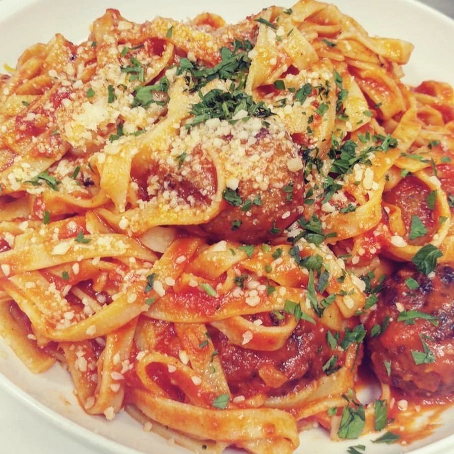 Enjoy some #spaghetti today! 
#lunch #dinner #pasta #meatballs #deliciouseats #deliciousfood #westchestermore #westchester #westchesterfood #westchestereats #westchestercounty #newrochelle #newrochelleeats #newrochellefood #newrochellerestaurants #sagecafemarketmore #sage