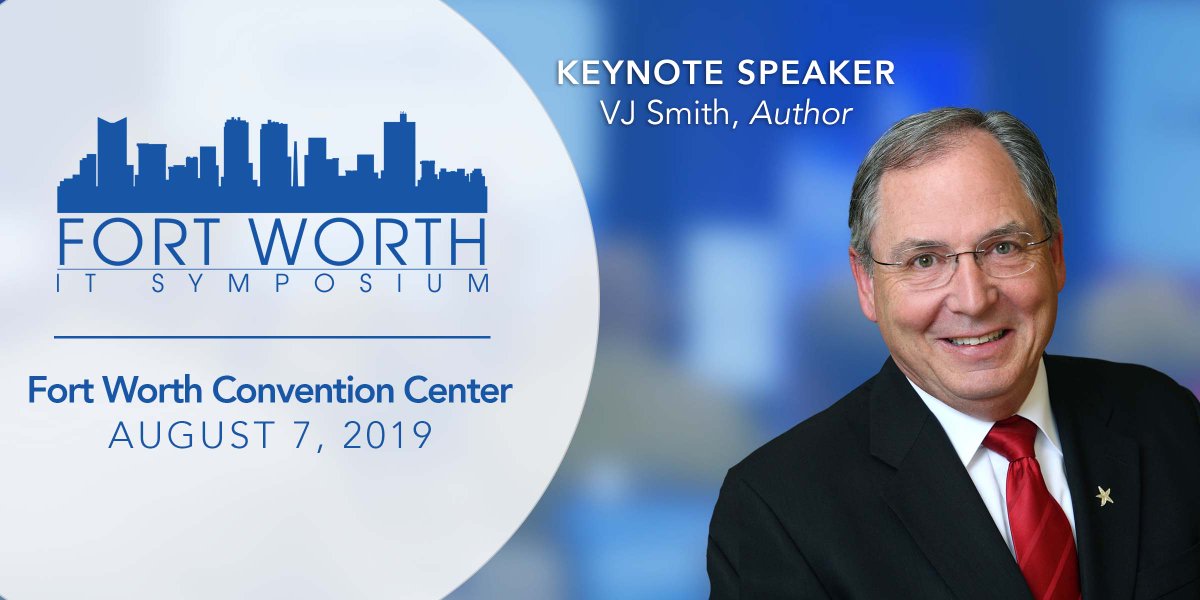 EFMEvents's tweet photo. Are you an IT Executive in the Forth Worth area? Mark your calendars and join us August 7th to hear Professional Speaker & Published Author, VJ Smith.
Register now: https://t.co/WXXPUo7jGy
Questions? Contact Jason Heinz, jason@efminc.com
#EFMEvents #FWSYM #FortWorthEvent https://t.co/DADT20dvVU