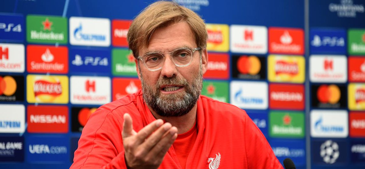 BBCSport's tweet image. Liverpool manager Jurgen Klopp says he has never had a better team for a final. 

Full story ➡ bbc.in/2WqSzqZ #UCL #ChampionsLeague #LFC