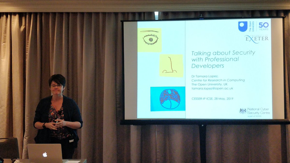 Sensaze's tweet photo. “Talking about Security with Professional Developers”

Tamara Lopez, Helen Sharp, Thein Than Tun, Arosha Bandara, Mark Levine, Bashar Nuseibeh

@IpCesser at the @ICSEconf 
#icse #ICSE2019 #icse19 #cesi19 https://t.co/Z3vNyp4h5A