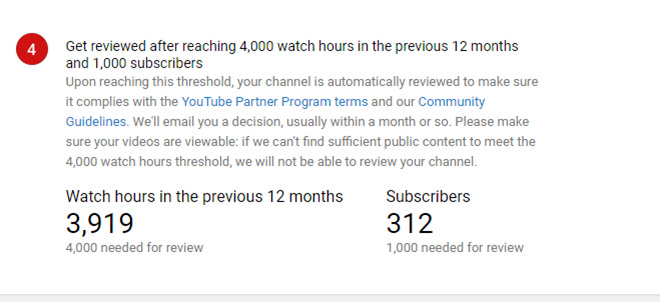 Heuntzelman's tweet photo. I just noticed the status of our @YouTube channel.
Well then. Aint this a hoot!
Thank you all for everything so far! A little more than a year in and we have hit the Watch time goal for #YoutubePartnership! We just need those #Subscribtions now!
#Youtube
Let's get to 1000! https://t.co/IwEQHO2nwc