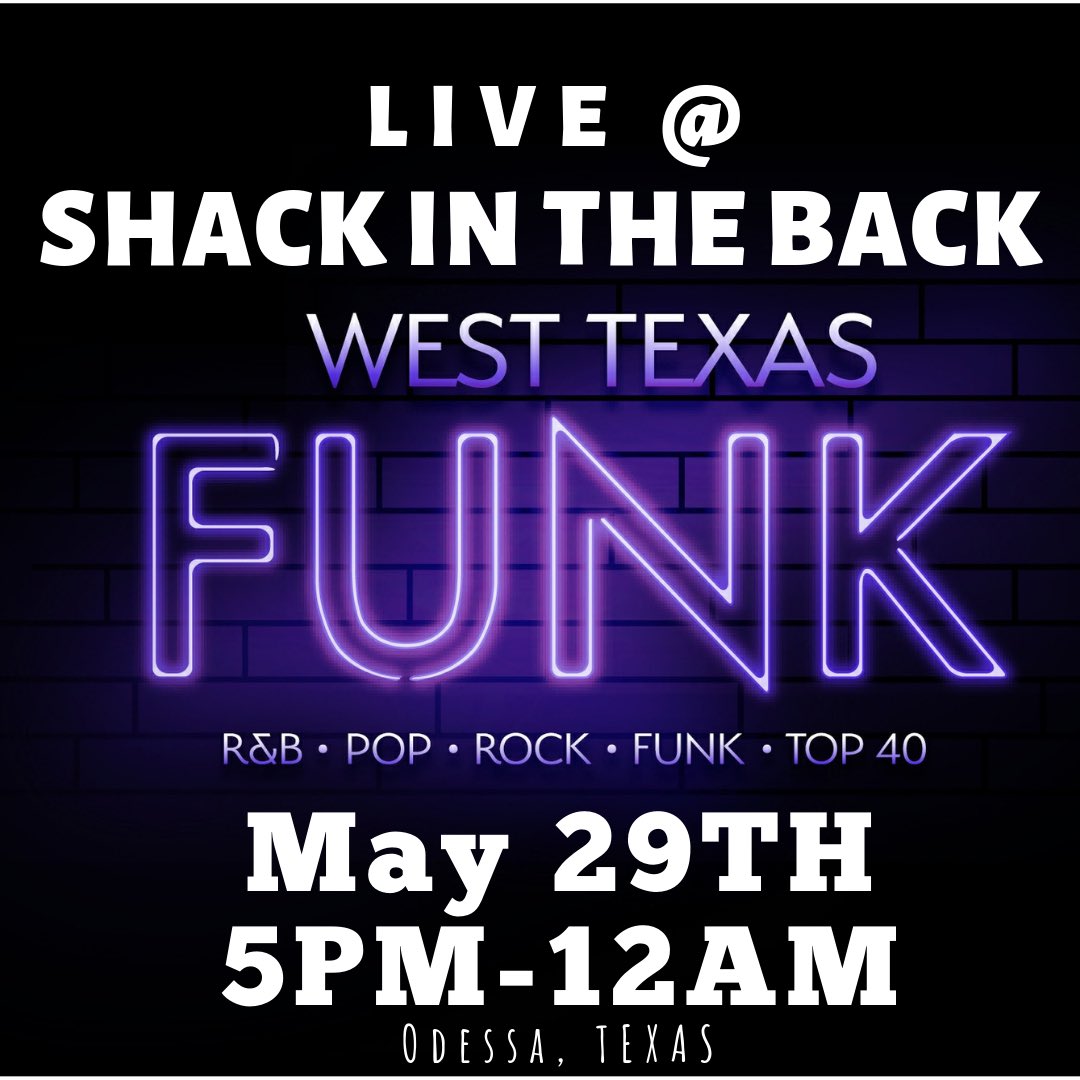 WestTexasFunk's tweet photo. See you tomorrow night Midland! https://t.co/xAWrg38Aq3