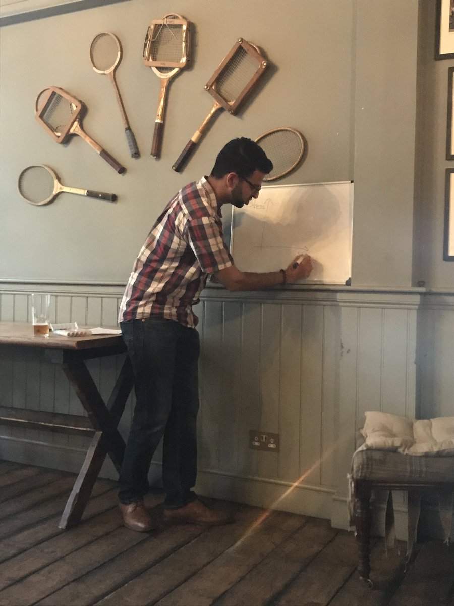 Nikkived's tweet photo. Why can we run on custard but sink if we stop? Akash Trivedi taps into our GCSE #physics skills to explain! @PubhDOxford #scicomm #custard #pubhd https://t.co/meORLBxVfK