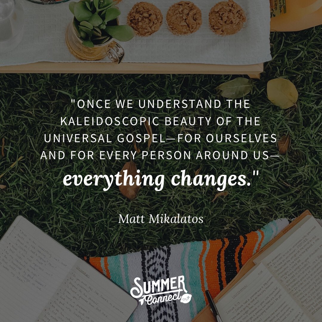 CruSummer's tweet photo. How does the good news of the Gospel change the way you live your life each day? 🌴#crusummerconnect https://t.co/FW3ary2BxQ