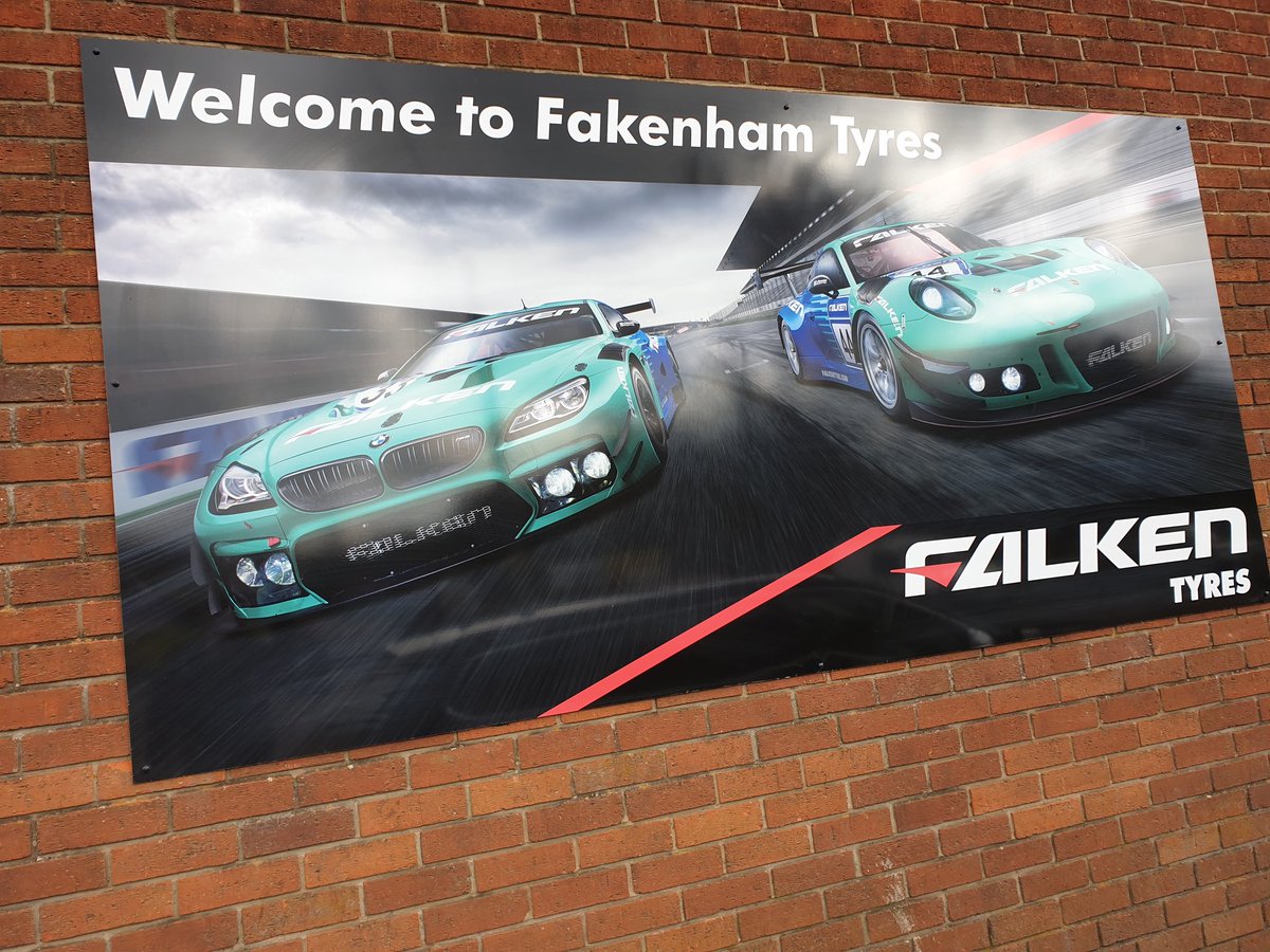New Signs for #fakenhamTyres 
#falken #porsche #bmw <a href="/avwuk/">avwuk.com</a> #signs #dibond #printing 
#falkentyres