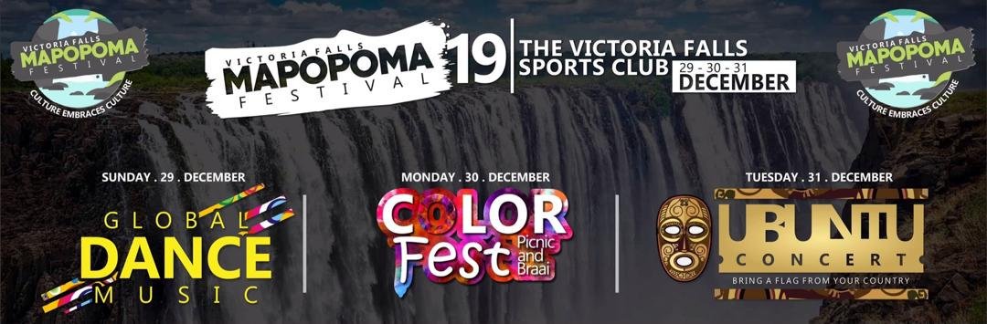 MapopomaFest's tweet photo. When Culture meets Culture,  Mapopoma Festival Roars! This year its going to be bigger and better! @ZtaUpdates @NdunaPhiri #VictoriaFalls https://t.co/ELq18mKOUm