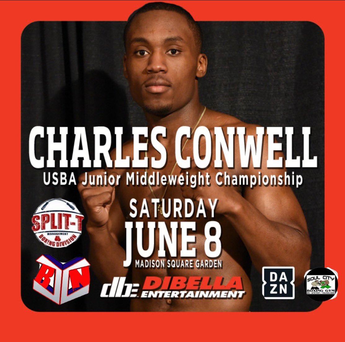 CharlesConwell's tweet photo. #ConwellPennington #USBAtitle It doesn’t matter who says what! I’m going for the KO And it’s going to be a good fight! 🔥
Don’t miss it on June 8th. @dazn_usa @TheGarden
Tickets are available now ⬇️ https://t.co/3R1uQ4kaSH… @DiBellaEnt @ibfboxing https://t.co/cSCwzoXMH2