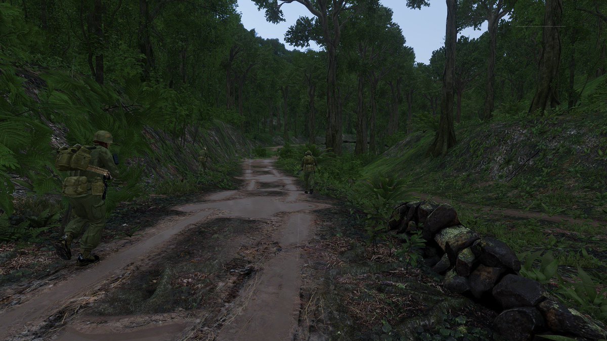 BeretsUnited's tweet photo. Our last Mission "VieBlade" in which we were playing as a US Army fireteam in the jungle of @Unsung_Team. 🇬🇧🇩🇪 #Arma3 https://t.co/JIFsfnBBdH
