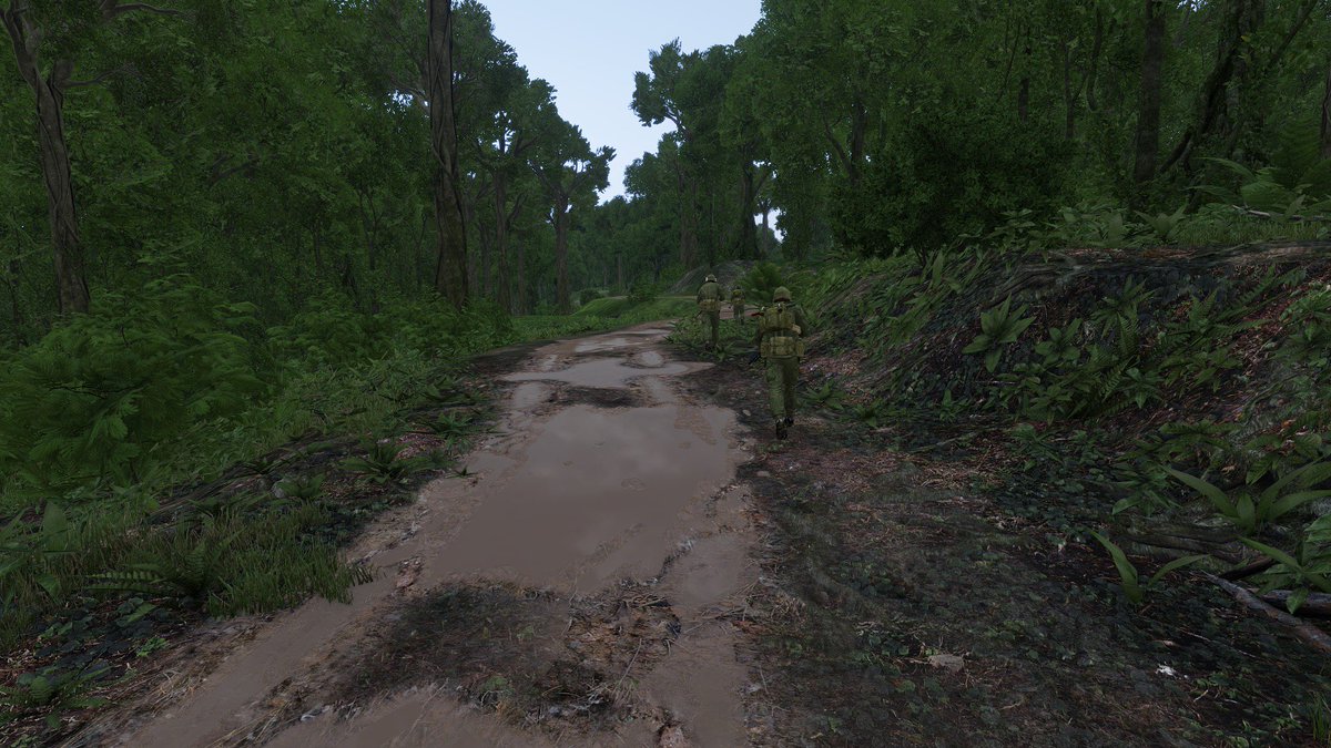 BeretsUnited's tweet photo. Our last Mission "VieBlade" in which we were playing as a US Army fireteam in the jungle of @Unsung_Team. 🇬🇧🇩🇪 #Arma3 https://t.co/JIFsfnBBdH