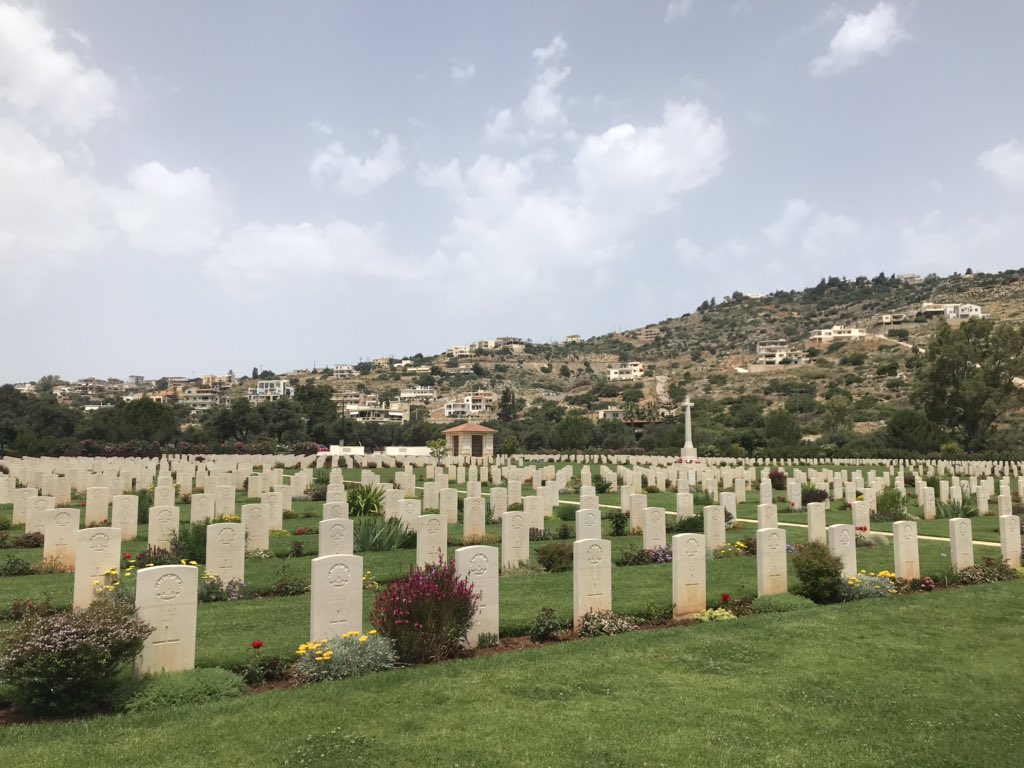 IanEmirHussein's tweet photo. Suda Bay War Cemetery @CWGC_graves today. Maintained by Andreas and Antonis who have half a century of service between them. Their dedication shows. https://t.co/7LLvXzsLws