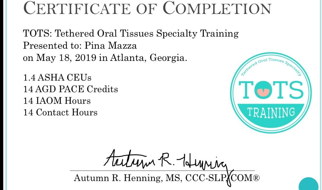 MapleHygiene's tweet photo. Last week Pina attended TOTS Training, a 2 day course focused on various #tonguetie issues. The scope of learning included current research, signs &amp; symptoms, proper evaluation, referral and proper treatment for post tongue tie releases. #dentalhygienist #orofacialmyologist https://t.co/5Mei8KBlCU