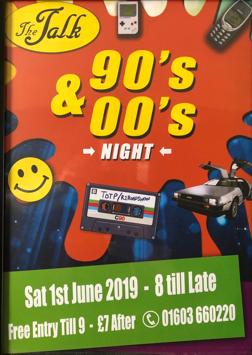 TheNewTalk's tweet photo. Guess what's happening this Saturday...90's and 00's is back! Don't forget it's FREE entry before 9pm https://t.co/AC1UabnV3w