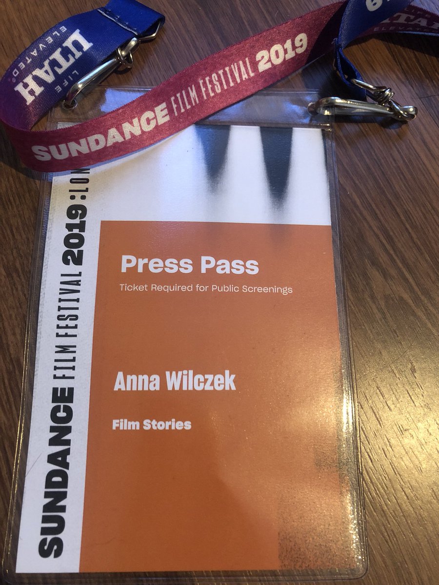 Things on my mind this evening :
Why is the press pass so damn big?
@sophiehyde’s Animals hit me in the feels
 #SundanceLondon