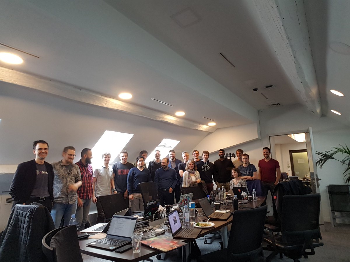 Sylvain Corlay (@sylvaincorlay) on Twitter photo Second day of the Community Workshop on <a href="/ProjectJupyter/">Project Jupyter</a> kernels. Getting work done on new language backends, extending the protocol for debugging, or parameterized kernels.
Many thanks to <a href="/TechAtBloomberg/">Tech At Bloomberg</a> for funding the workshop series and to <a href="/CFM_AM/">CFM</a> for hosting the meetings! Second day of the Community Workshop on <a href="/ProjectJupyter/">Project Jupyter</a> kernels. Getting work done on new language backends, extending the protocol for debugging, or parameterized kernels.
Many thanks to <a href="/TechAtBloomberg/">Tech At Bloomberg</a> for funding the workshop series and to <a href="/CFM_AM/">CFM</a> for hosting the meetings!