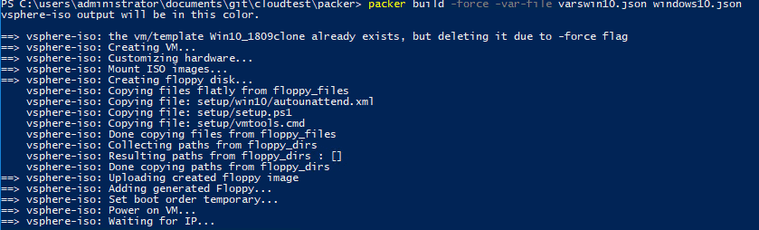 vspinmaster's tweet photo. Automated Windows 10 Installation with AutoUnattend and Packer @hashicorp @vexpert #automation #automatedbuild #unattendedinstallation #devops #immutableinfrastructure https://t.co/ctFGHV4z5b https://t.co/QUt2uNtvLv