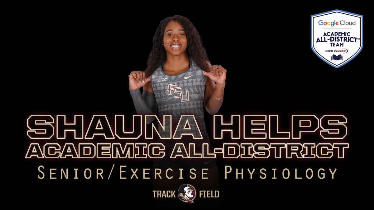 FSU_Track's tweet photo. Congratulations #Noles senior @_sch876ix for your selection to the Google Cloud Academic All-District Team by CoSIDA! https://t.co/klW47qfzZh
