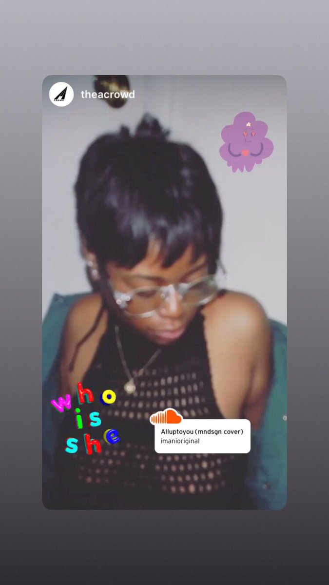 theacrowd's tweet photo. @imanioriginal took over our accounts last week. Watch out for her interview with Maiflwr that drops today! 👀 https://t.co/5du9RGwJRF