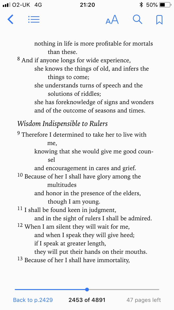 friel_raymond's tweet photo. Aquinas finds the moral virtues in scripture, the Wisdom of Solomon: “For she teaches self-control and prudence, justice and courage; nothing in life is more profitable for mortals than these.” I’ve got so much catching up to do. #virtues #character #section48 https://t.co/7gS6lRwqjs