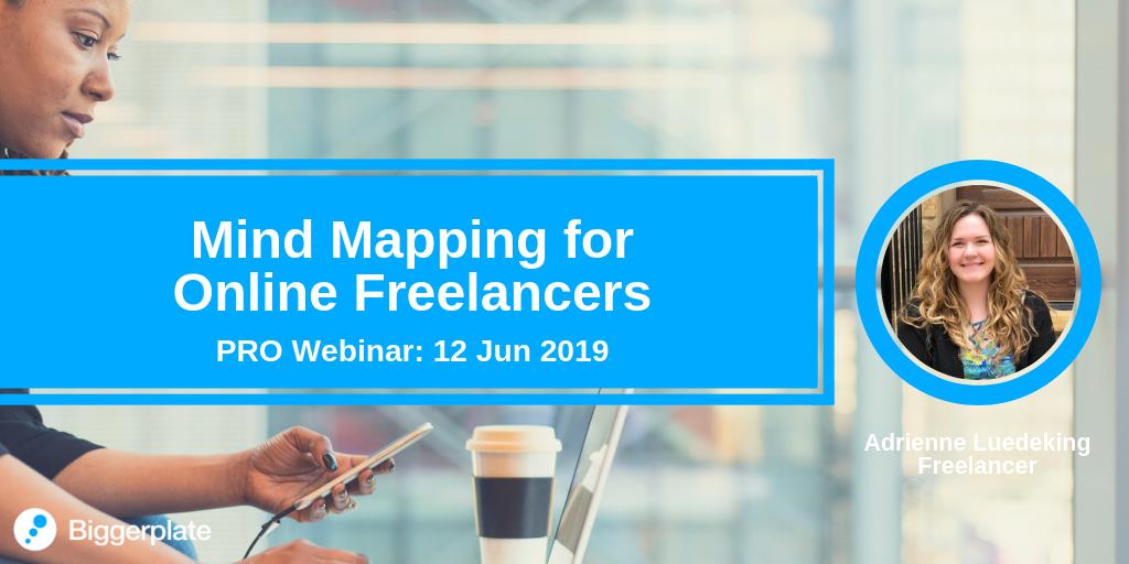 Biggerplate's tweet photo. Are you a #freelancer? Want to learn how mind mapping can help you develop and deliver your work? Join our LIVE webinar on 12 June with @FruitfullyAlive to learn more! https://t.co/Fq1TUhwSnI #mindmap https://t.co/XH8AQheET4