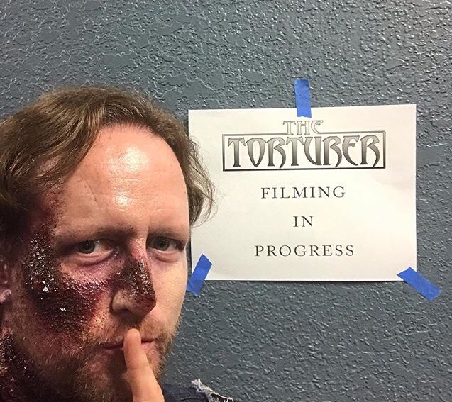 PaulKaneShadow's tweet photo. A few more pics from the set of The Torturer movie. You can follow the fun at #thetorturer over on Instagram... https://t.co/SPBKck5wsG