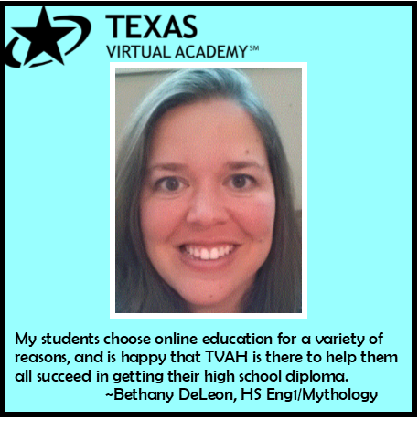 Bethany DeLeon is #TVAHriffic!! She wants her students to always reach out when they are struggling.  If Mrs. DeLeon were able to take students on a field trip anywhere in the world, she would take them to a beautiful tropical island.  She loves the beach! Thanks, Mrs. DeLeon!