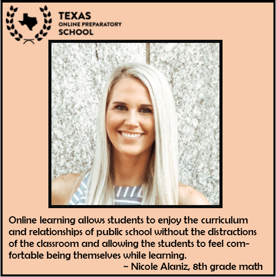 In the #TOPSlight is Nicole Alaniz! Mrs. Alaniz likes to share with her students that education is the most powerful weapon which you can use to change the world. She would take her students on a field trip to Beliz. Thanks, Mrs. Alaniz!