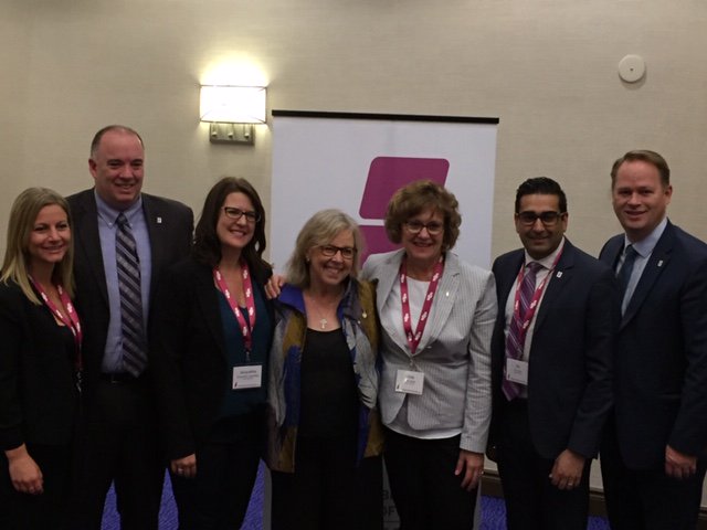 IBACanada's tweet photo. The @IBABC team of @jasanoBC, Shawn Fehr, Jacquie Gaudreau, @lindaDBC3, @kanjiman604 and @troywotherspoon with our guest speaker @CanadianGreens MP and leader @ElizabethMay #IBAC2019OnTheHill #ACAC2019SurLaColline https://t.co/1mCT72Mpuo