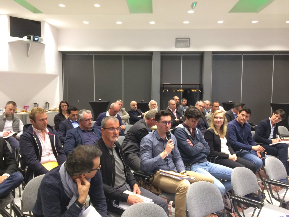 GrDF_RioPlus20's tweet photo. #methania 30 entrepreneurs réunis à Arras pour développer le biomethane. La région @hautsdefrance concentre projets d’unité, compétences industrielles, offres de formations, #technocentre. Enjeux : emplois, attractivité métiers, liens jeunes/entreprises #methaMorphose @rev3 @GRDF https://t.co/BXPMaDDOwV