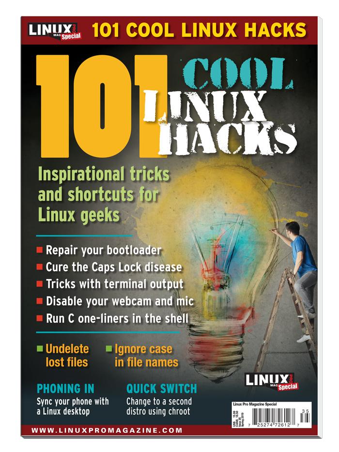 linux_pro's tweet image. 101 Cool #Linux #Hacks: Ingenious tools, techniques, and #shell commands from @hansgeorgesser, @bbyfield, @LinuxNews_de, Klaus Knopper, @timschuermann, Erik Bärwaldt, @CharlyKuehnast, @linuxspain, @timschuermann, @hofmannedv, @vsinitsyn, and more! bit.ly/Linux-Hacks