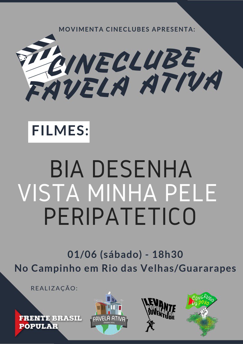 #Cineclube #Cinema #Arte #Cultura