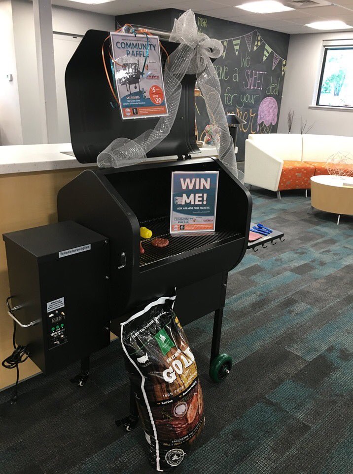 lookoutcu's tweet photo. Not planning to attend our John McCarthy Memorial Golf Tournament but still want to help out our local district @PCSD25!? Purchase tickets at our branches for your chance to win this amazing smoker! Details below! #educationalpartner #isucufored https://t.co/FLjlW3bSnN