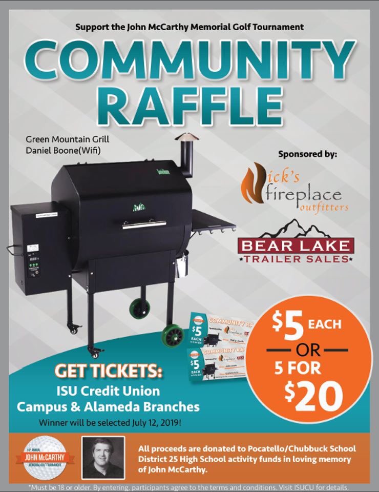 lookoutcu's tweet photo. Not planning to attend our John McCarthy Memorial Golf Tournament but still want to help out our local district @PCSD25!? Purchase tickets at our branches for your chance to win this amazing smoker! Details below! #educationalpartner #isucufored https://t.co/FLjlW3bSnN