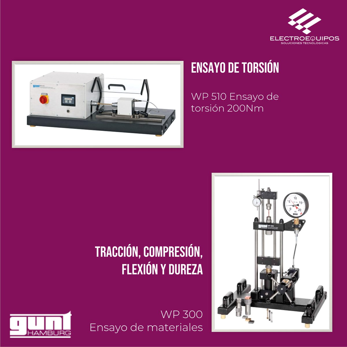 Electro_Col's tweet photo. 👨🔬👩🏽💻👨💻👩🏻🔧 hablando de análisis de esfuerzos, ¿Qué tal estos #equipos? https://t.co/pGKcol9U65
#Gunt #MaquinaUniversal #Resiliencia #FatigaDeMaterial https://t.co/5IcUV964um