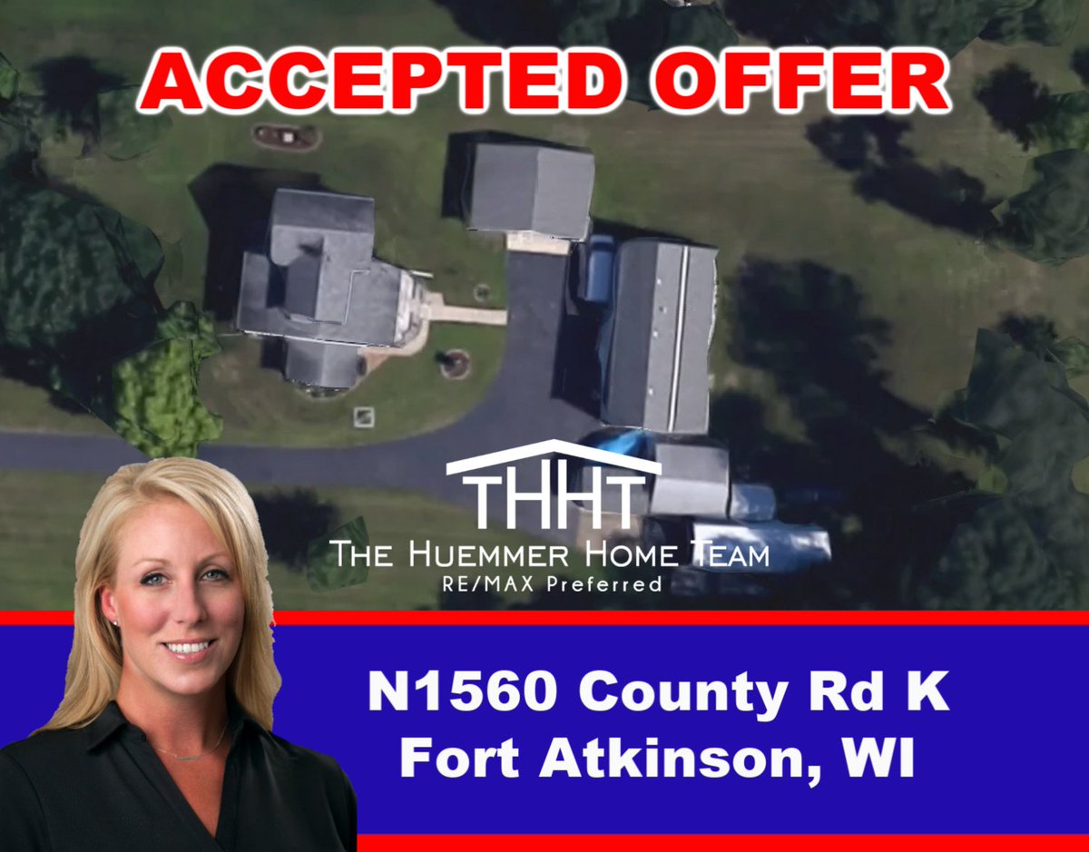 📢🔥Congratulations🔥📢 to our BUYERS! Thanks for allowing Tina Graham and The Huemmer Home Team to assist you with the purchase. #Realtor #THHT #FortAtkinson