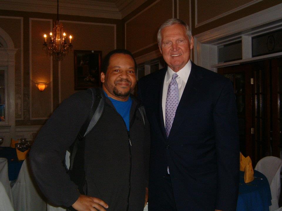 Happy Birthday Jerry West! It\s not everyday you meet a legend...but Jerry did well that day! 