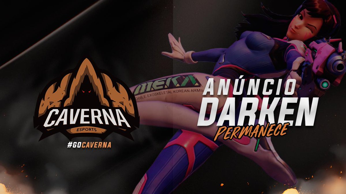 Caverna_eSports's tweet photo. Agora ele que auxiliará o xQcOnABudget,atuará como Off-Tank/Flex. Já bastante conhecido no cenário, nosso carismático Darken permanece. Darken foi responsável por tirar o fôlego dos casters pelas belas jogadas "explosivas" com sua https://t.co/cCl5trADJn

#gocaverna https://t.co/by1B4Gbcdh