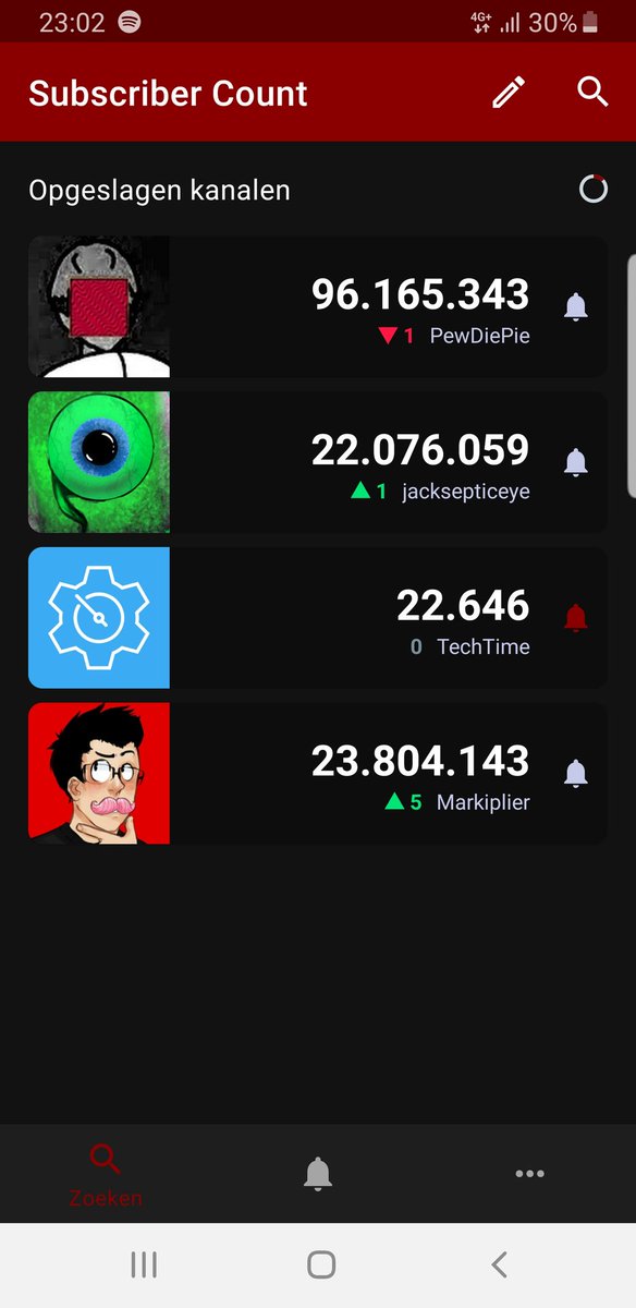 SubcounterApp's tweet image. Introducing: Realtime Subscriber Counter v8 🎉

Welcome to the dark side. 👀

Get the new update now 👉 subcount.app