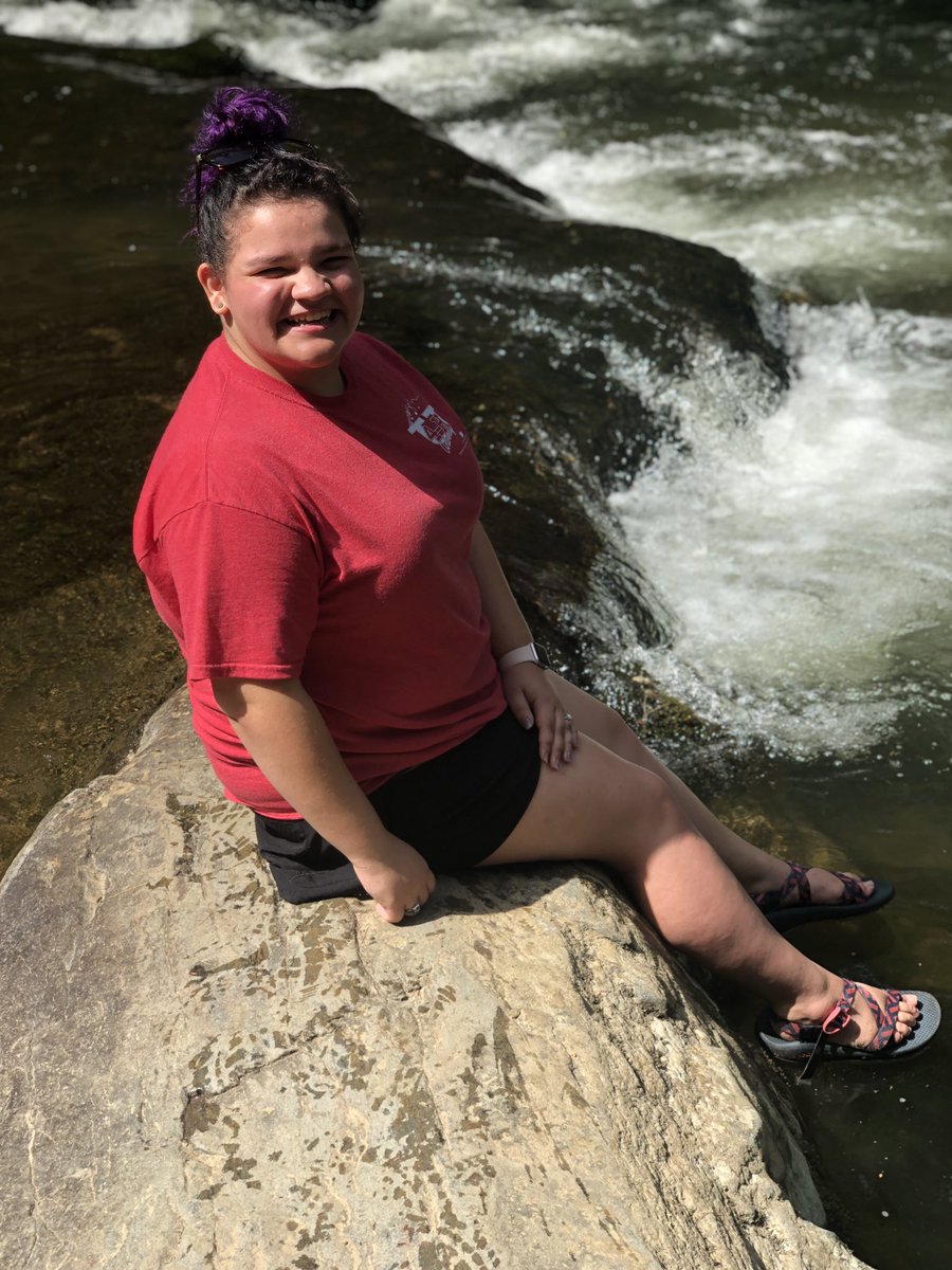 summerxmullins's tweet photo. hiked six miles to this beautiful waterfall today, and wouldnโt we have wanted to do it in any other footwear. @chacousa #chacogang https://t.co/yvjxpUQ1S7