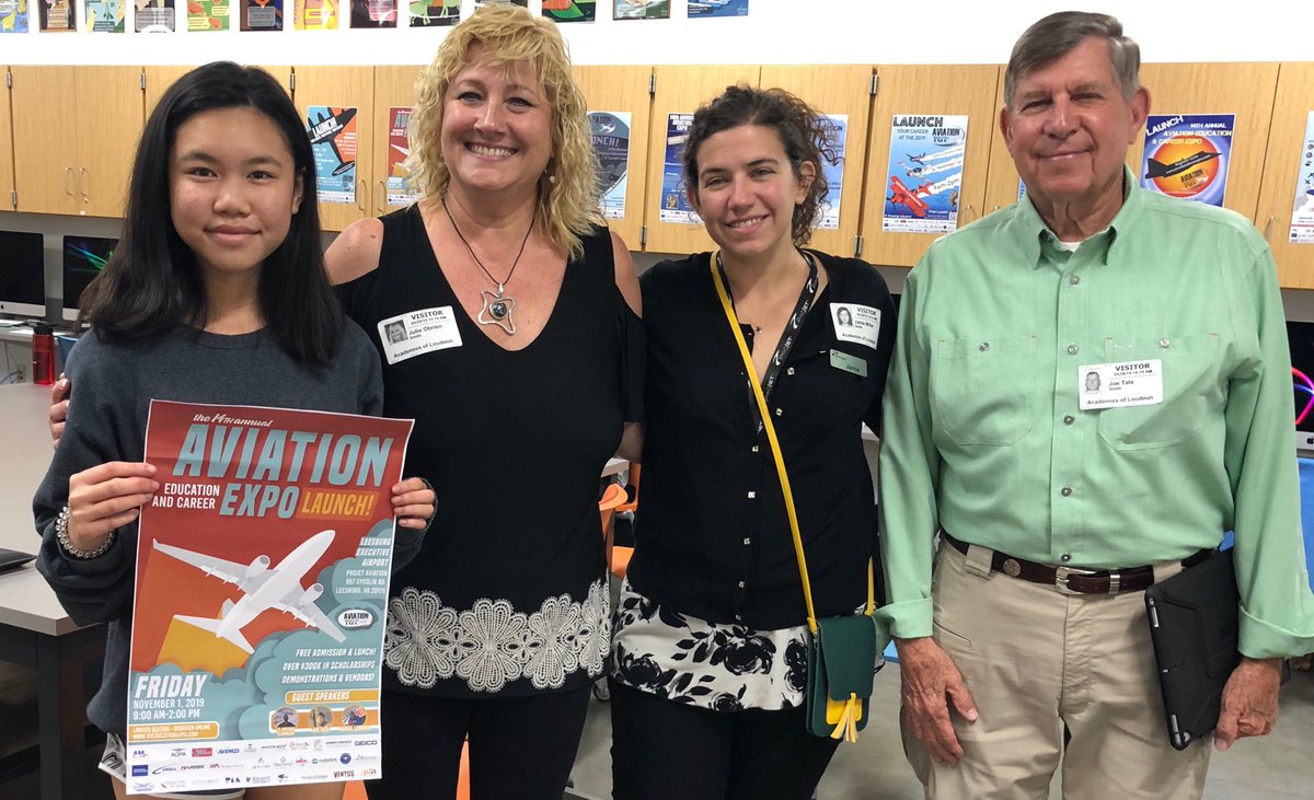 MATA_Graphics's tweet photo. Congratulations to ⁦@MATA_Design⁩ student, Madison Tran, who designed this year’s winning poster for ⁦@ProJetAviation⁩ — Aviation Education &amp; Career Expo. Mark your calendar Nov 1, 2019 #aviation  #scholarships ⁦@LCPS_Academies⁩ https://t.co/NOI6sshTX6