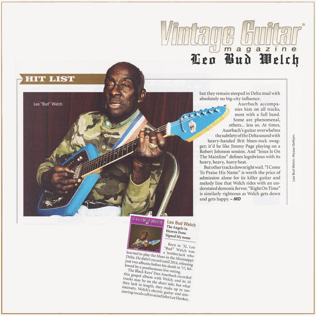 We are thrilled to see #LeoBudWelch in the June issue of Vintage Guitar Magazine!
