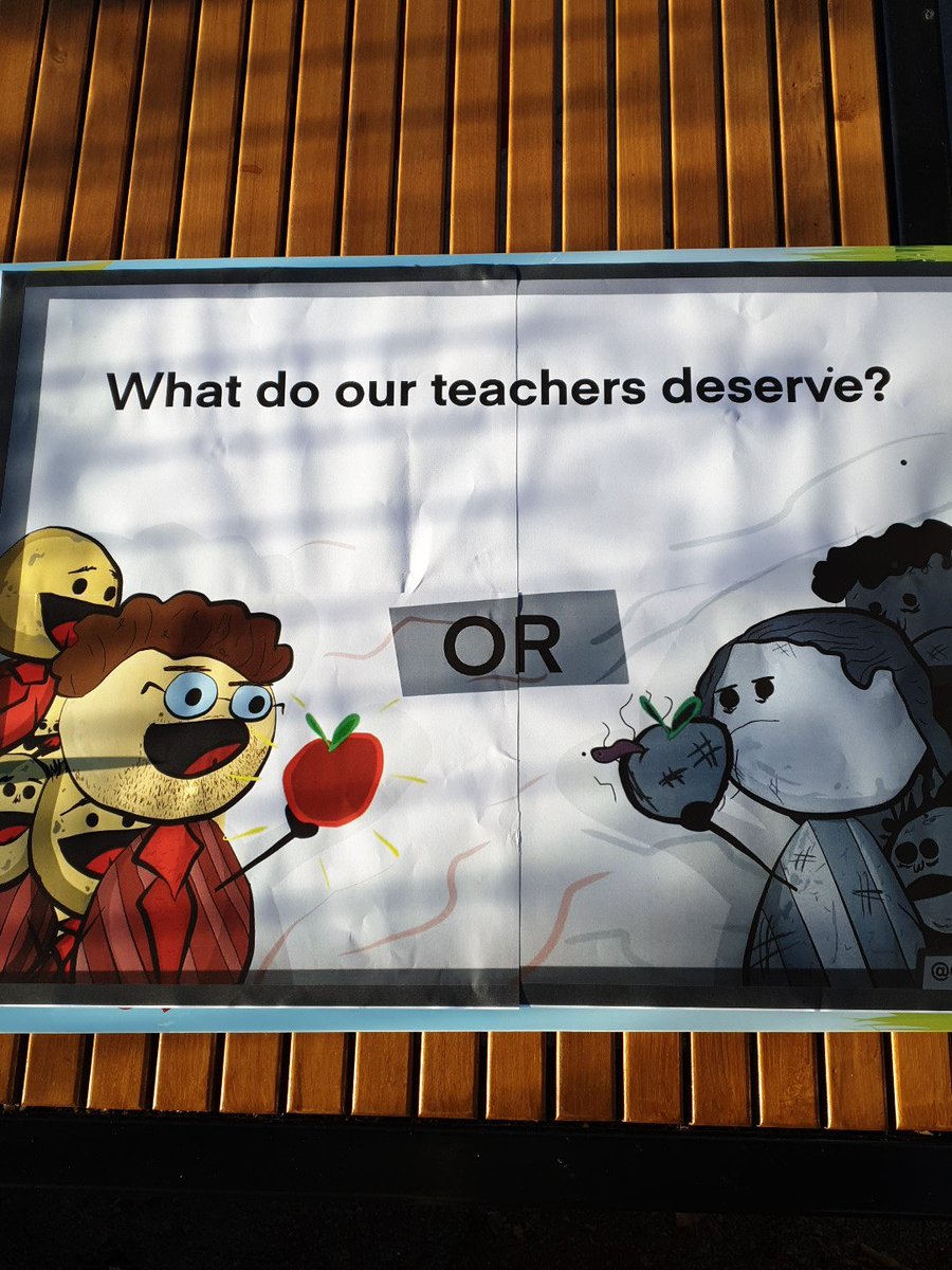 GiftedForGood's tweet photo. A past student designed these awesome posters for us. What do our teachers deserve? #KuaTaeTeWa https://t.co/mVqVNEZbzX