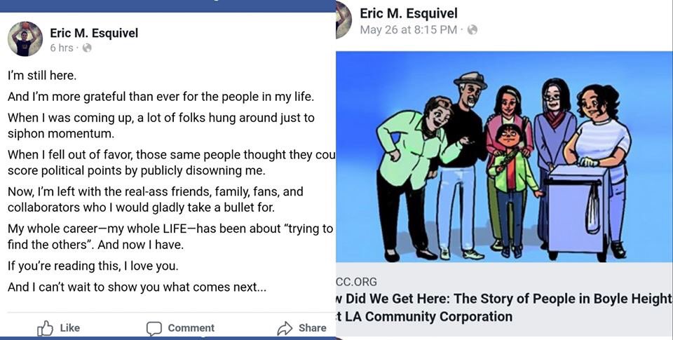 nebularumour's tweet photo. I’m disgusted. @ericmesquivel thinks it’s okay to come out of the woodwork again. 
Please retweet this so he can’t come back from being “out of favor”. Ever.
Here is my current emotions for today about this: https://t.co/fI31X8NcyZ 
#ericmesquivel #fuckpredators #fuckingcreep https://t.co/XOvz3z8HEP