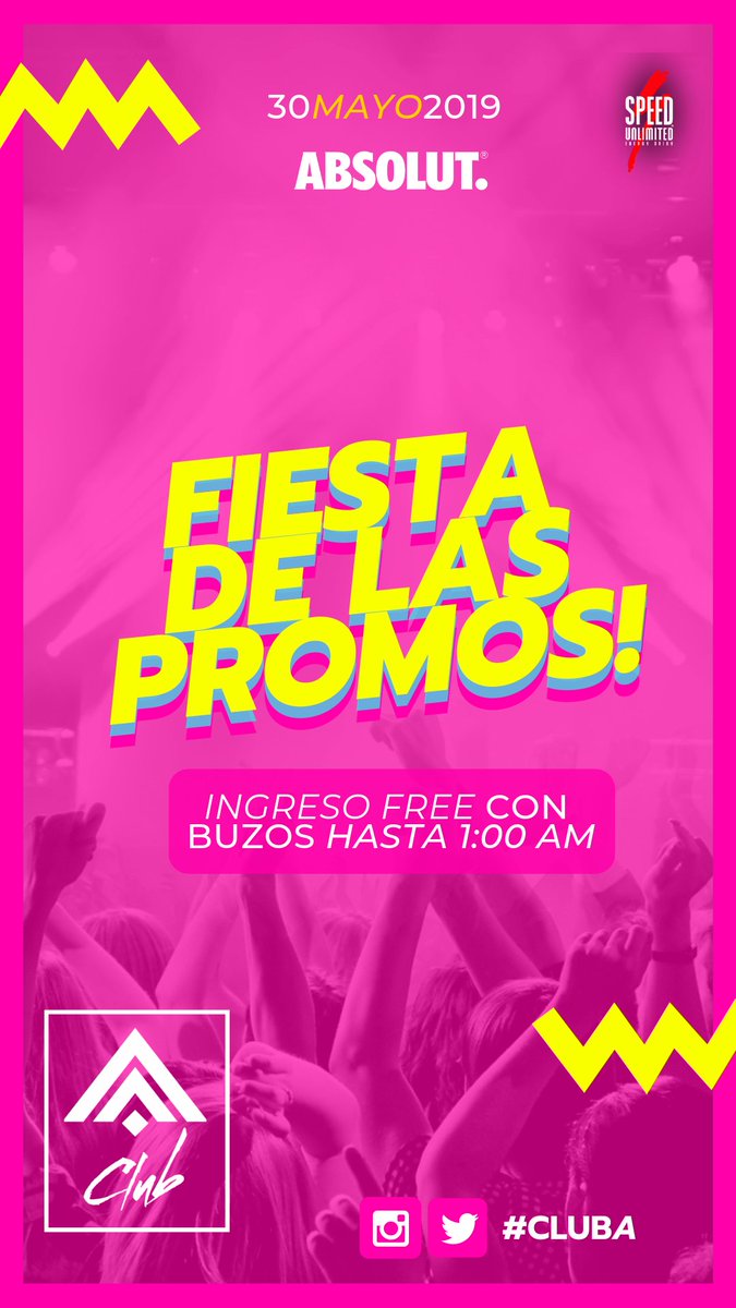 ClubA_Ok's tweet photo. 👑 ¡SORTEO PREMIUM! 👑

🌟5 TICKETS
🌟COMBO SMIRNOFF
🌟5 PULSERAS VIP

(Válido para las 2 Noches)

¡DÁNDOLE RTW A LA AGENDA DEL CLUB! ⤵️

📆 30.05 [#FiestaDeLasPromos]🔥
📆 31.05 [#LaVedaFest]⚡ https://t.co/blx613EAZs