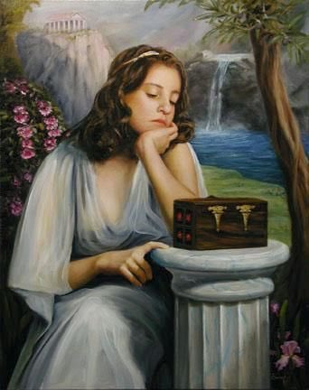 #35: PandoraThe 1st mortal woman in Greek mythology was created as a punishment for the actions of two brothers, Prometheus & Epimetheus. Given a box, Zeus ordered that she never open it but she did, releasing all evils into the world only leaving “hope” inside. Sound familiar?