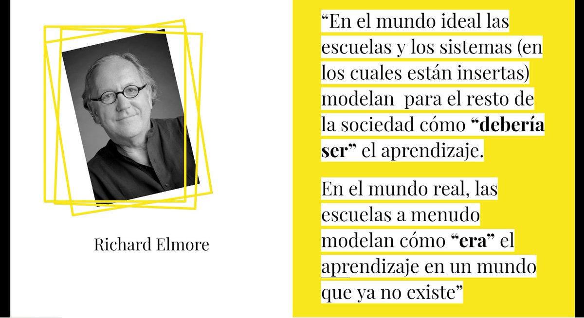 anamariaraad's tweet image. La transformación debe ser radical. Sin temores.
#FutureEd 
#RichardElmore.
#UnlearnRelearn

Conoce mas de #ecosiSTEAM 
Link en: bit.ly/2QjaTwL