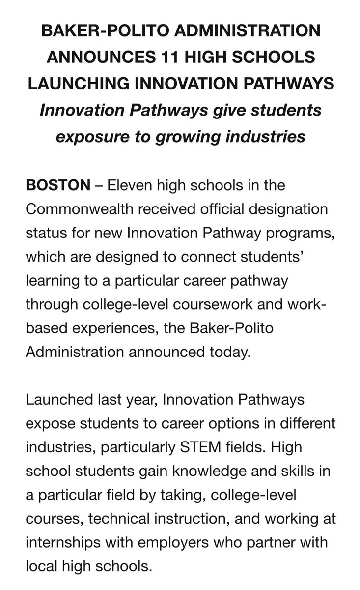mashpeetech's tweet photo. Innovation Pathway in Advanced Manufacturing now offered to #Mashpee Ss. See your guidance counselor for details. #FutureReady @MassHireCIWB @CapeCodBuilds #industrypartners https://t.co/OlnPGGDg4D
