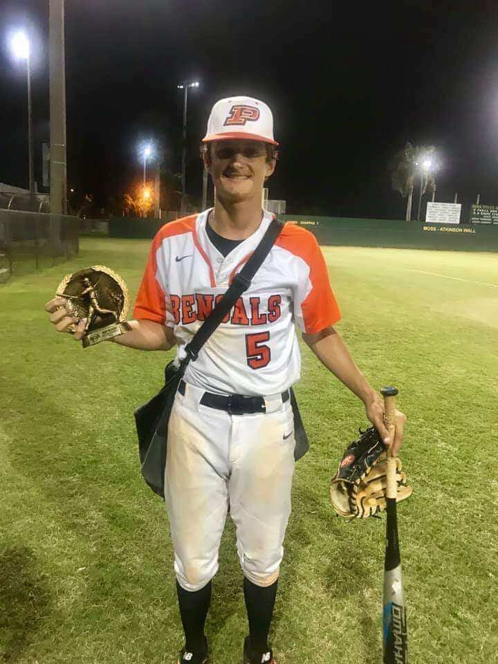 Hit .362 this year, lights out on the mound all year, MVP of the senior All-Star game!! #OurCaptain #Stud