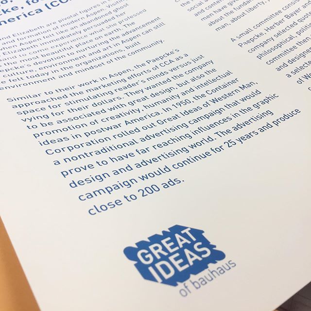 deptof_everyday's tweet photo. The exhibit I’ve been working on is inspired by the ads from the Container Corporation of America. These ads, the Great Ideas if Western Man ran for decades and featured popular modern artist interpreting quotes from classic literary greats. We’ve flippe… https://t.co/7uksz6aFET https://t.co/jHEwgDxSAI