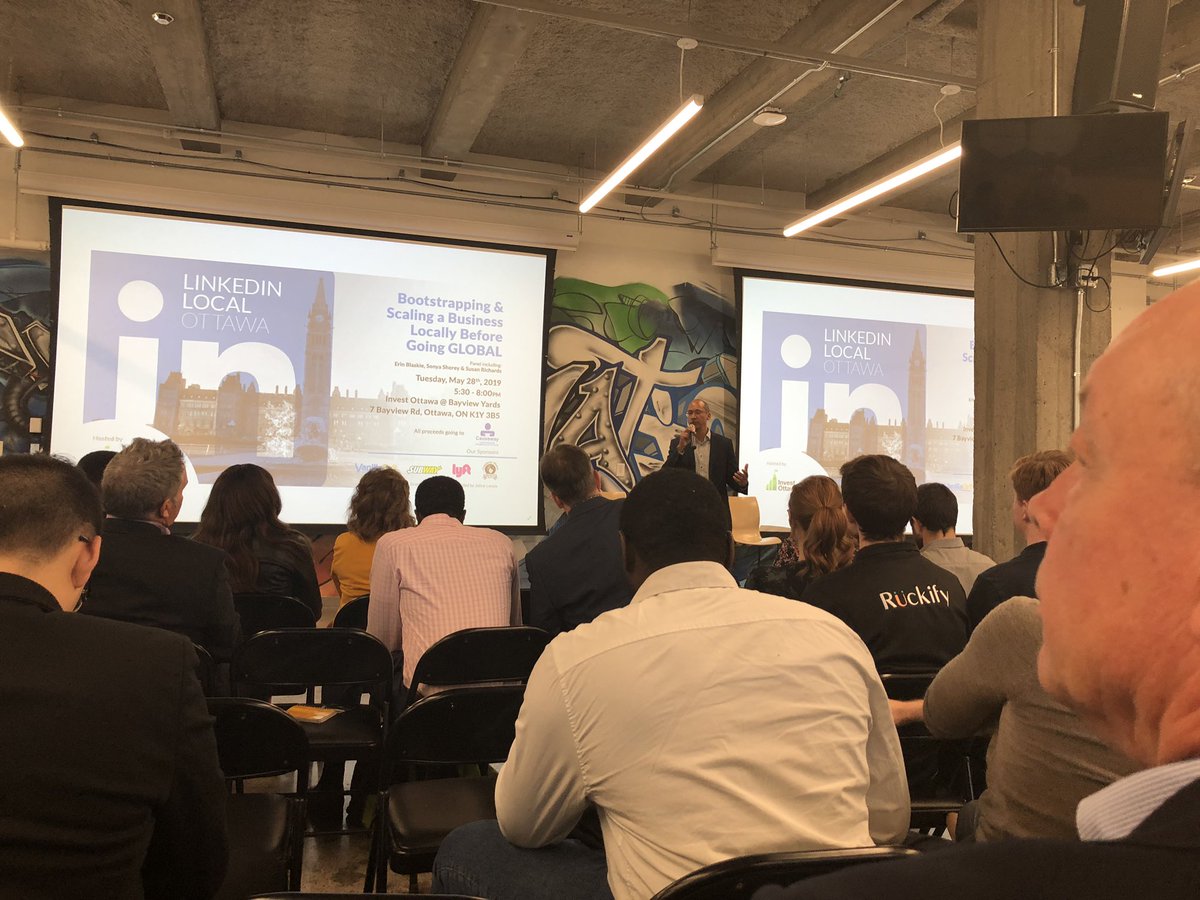 OttSpecEvents's tweet photo. At #LinkedinLocal in #Ottawa tonight with amazing people such @CDayOttawa, @JarrodGoldsmith @SelinaZhang16, @THENMPHOTO among many others!

#OttCity https://t.co/PUNQ11TZUY