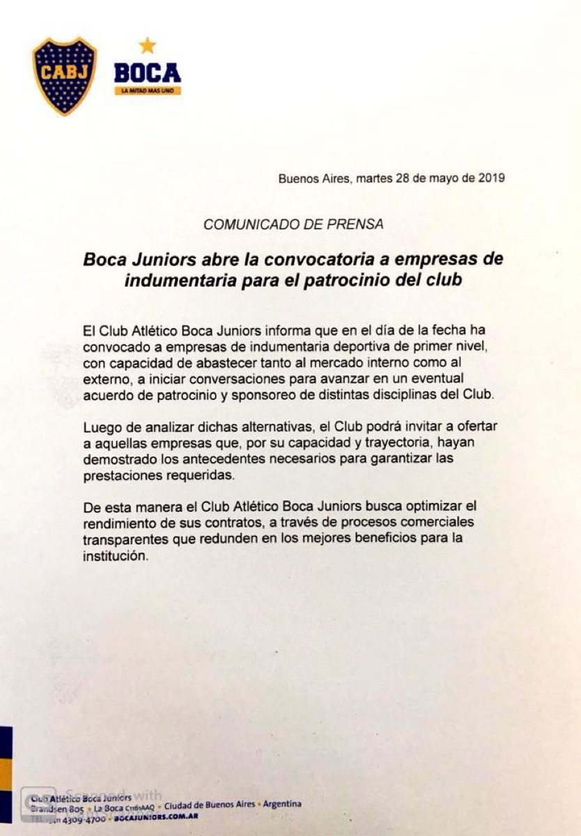 تويتر \ Boca in English 🏆 على تويتر: "Goodbye Nike, hello Adidas? https://t.co/PzO7NjhIGQ"